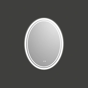 Mosmile Oval Wall Anti-fog Bathroom Mirror with LED Light